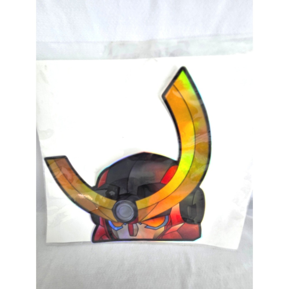 Gurren Lagann Holographic Vinyl Decal Iridescent 5.5 inch